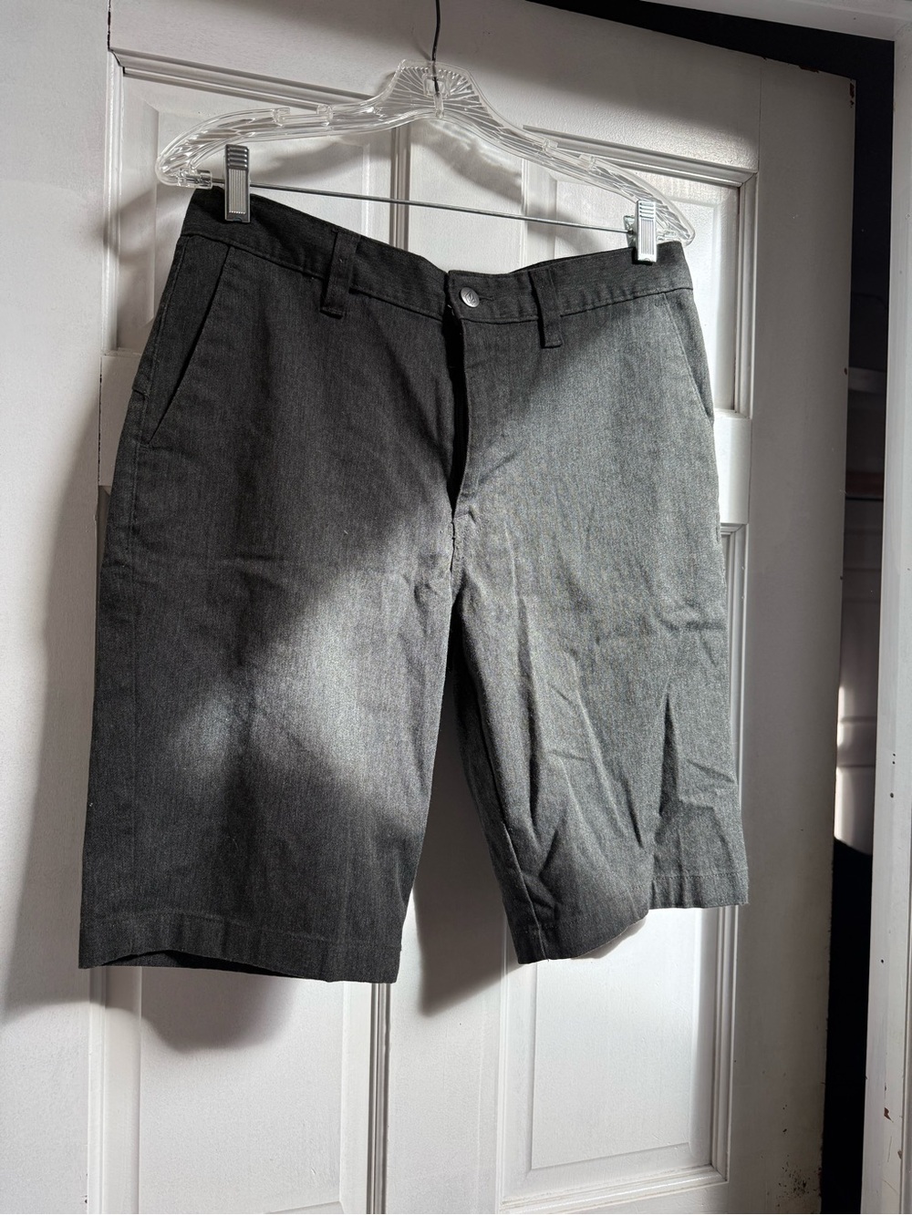 Men's Gray Dress Shorts